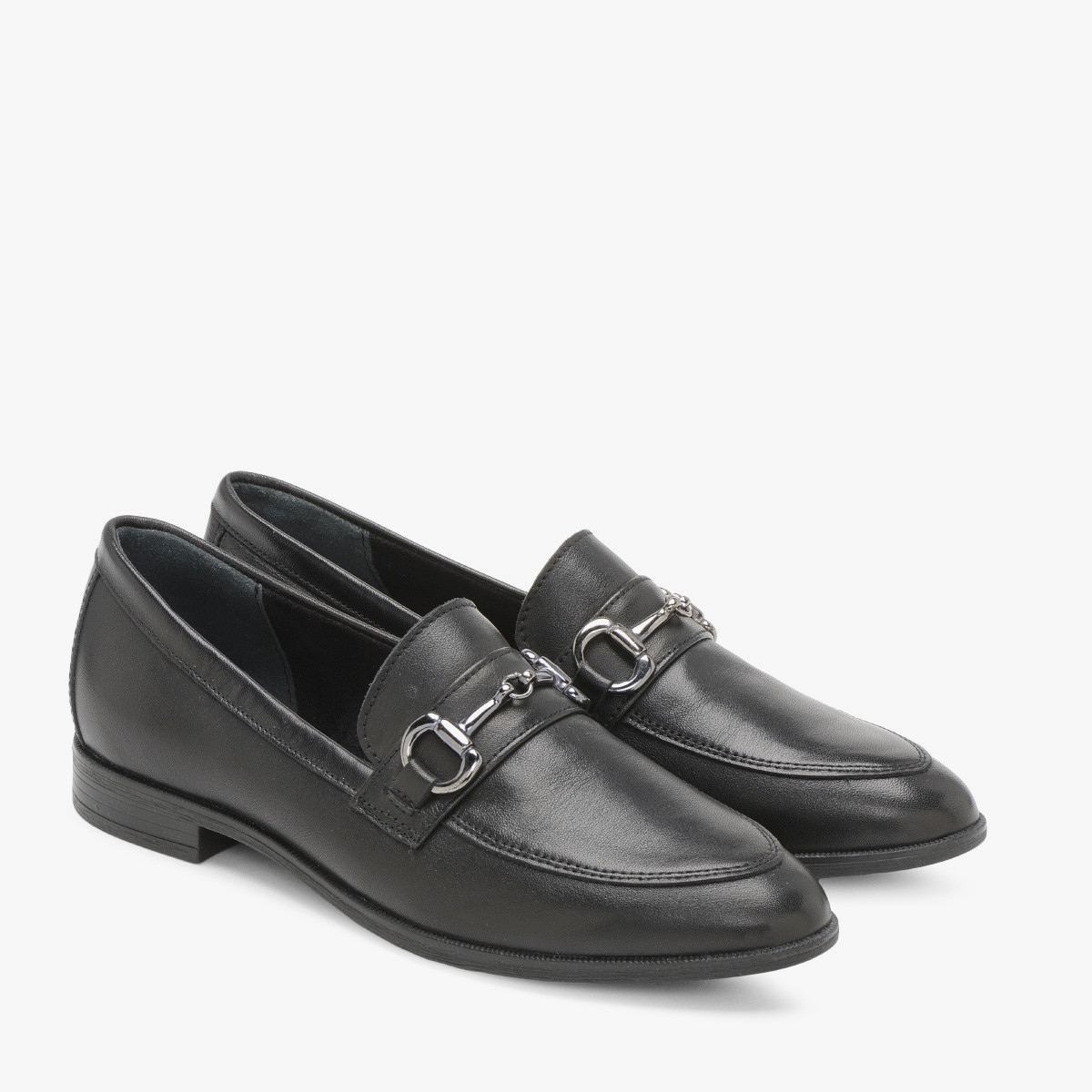 

Ryłko czarne mokasyny damskie skóra naturalna 37