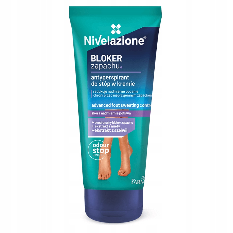 NIVELAZIONE Antyperspirant do stóp w kremie