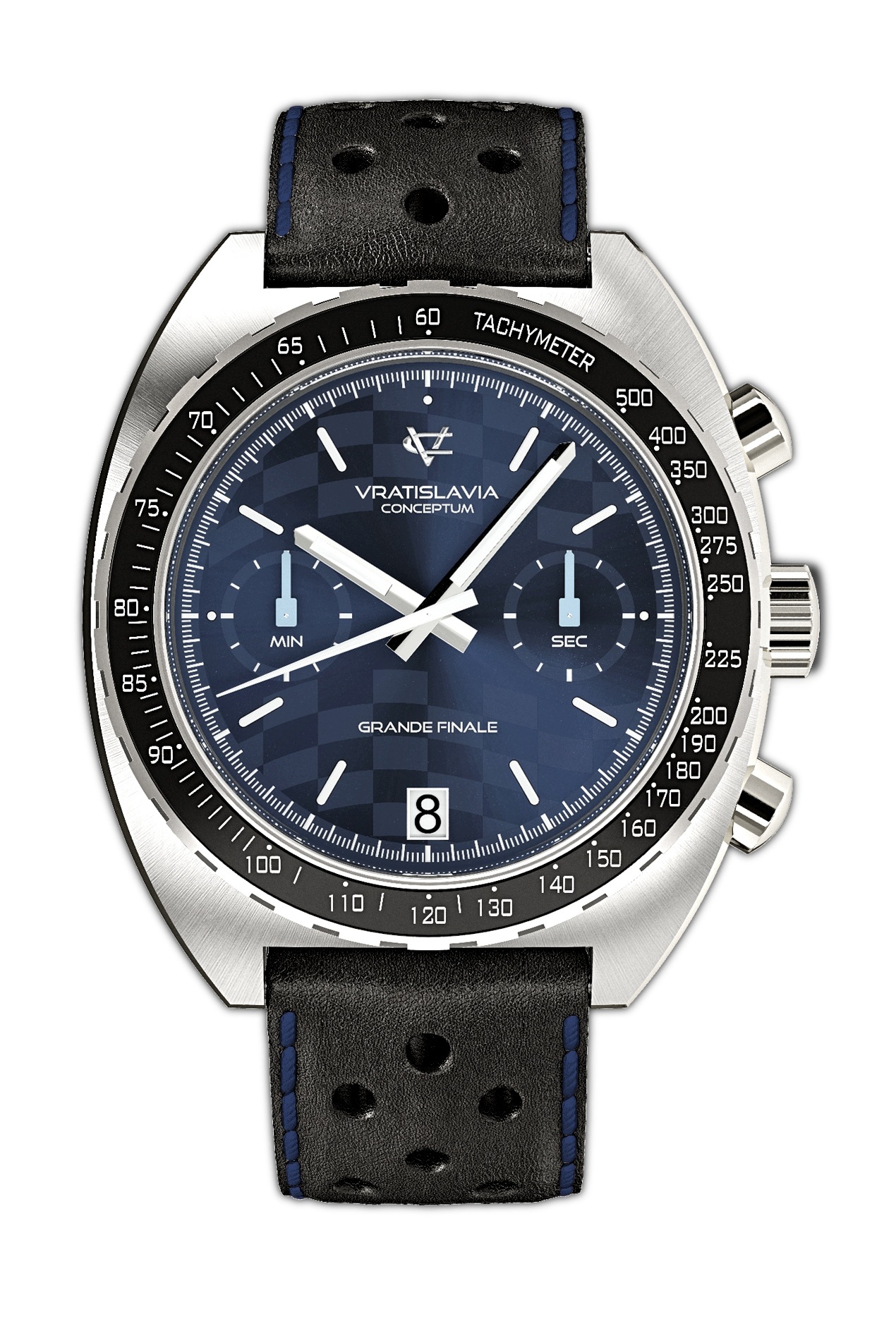 Pánské hodinky Vratislavia Conceptum – Grande Finale (Navy Blue)