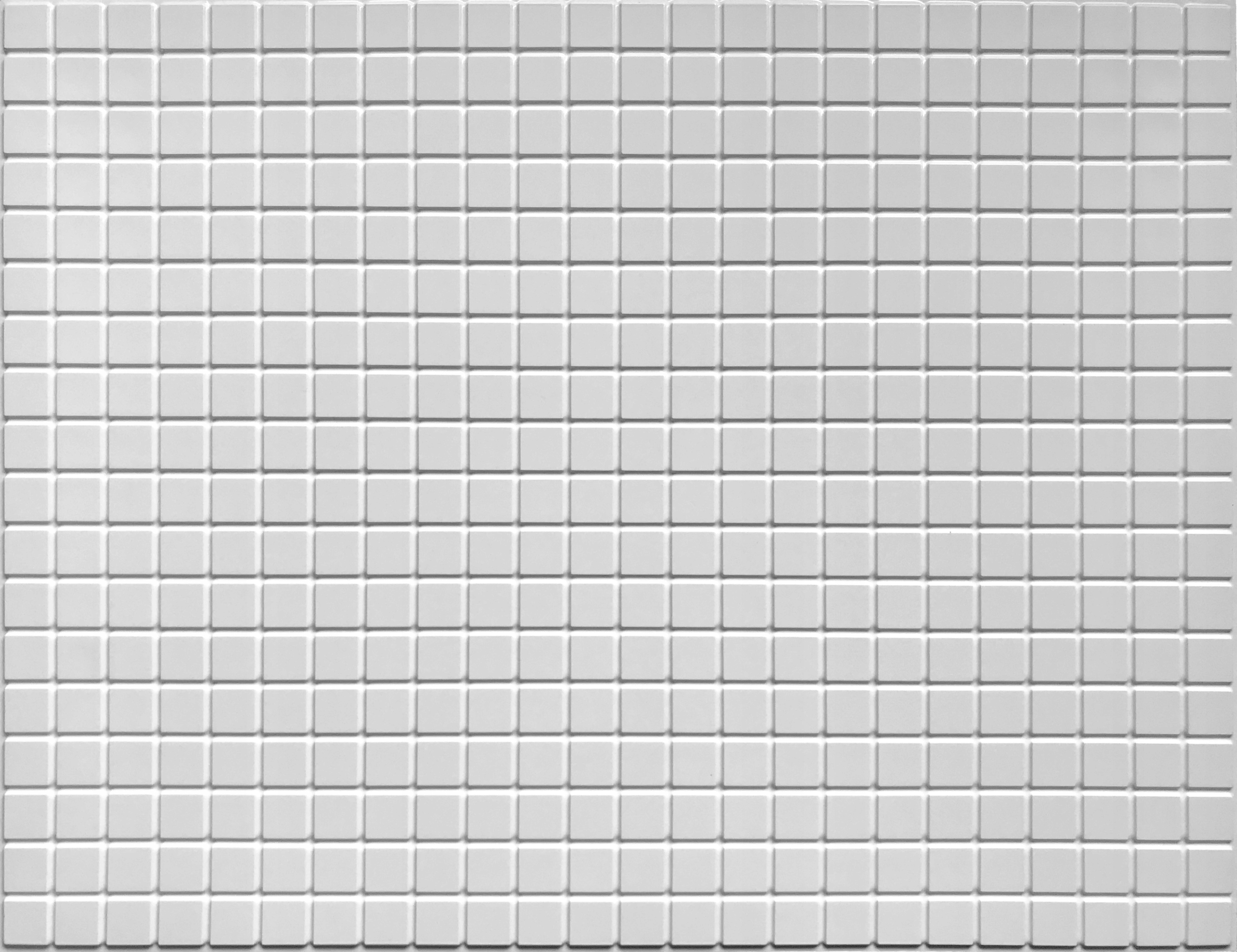 OKŁADZINA PCV ścienna JAK MOZAIKA BIAŁA DW08 10szt Typ dekor