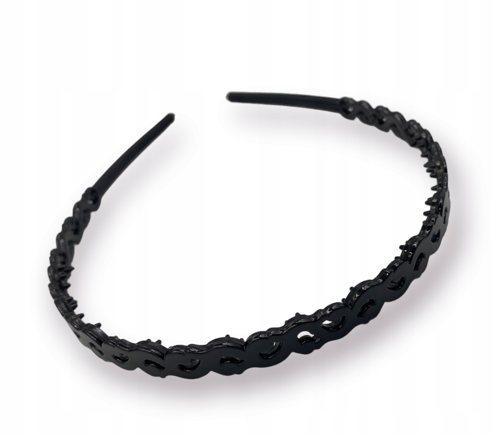 

Opaska Do Włosów Klasyk Wzór Czarna