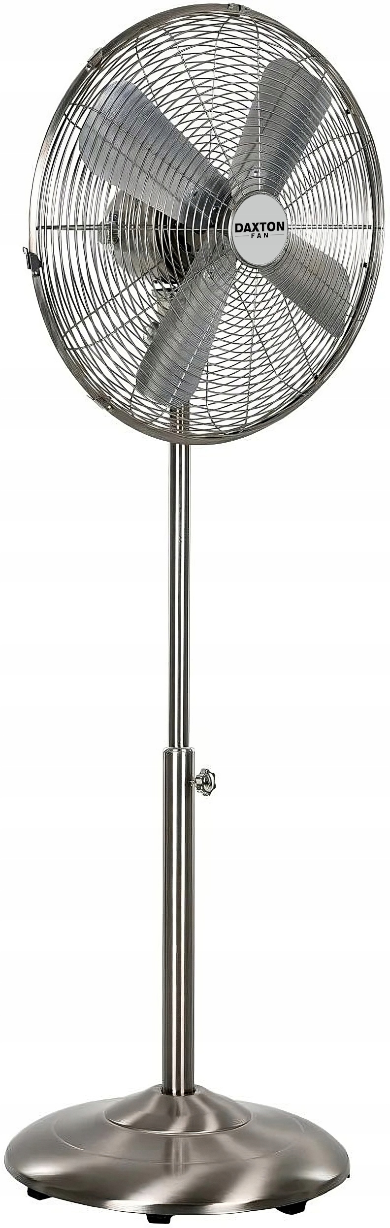 Stojanový ventilátor DAX-400 Nikel 50W Tichý a stabilný Ventilátor Premium