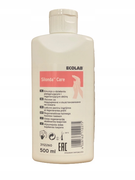 

Silonda Care 500 ML Różowa Ecolab Krem Do Rąk New