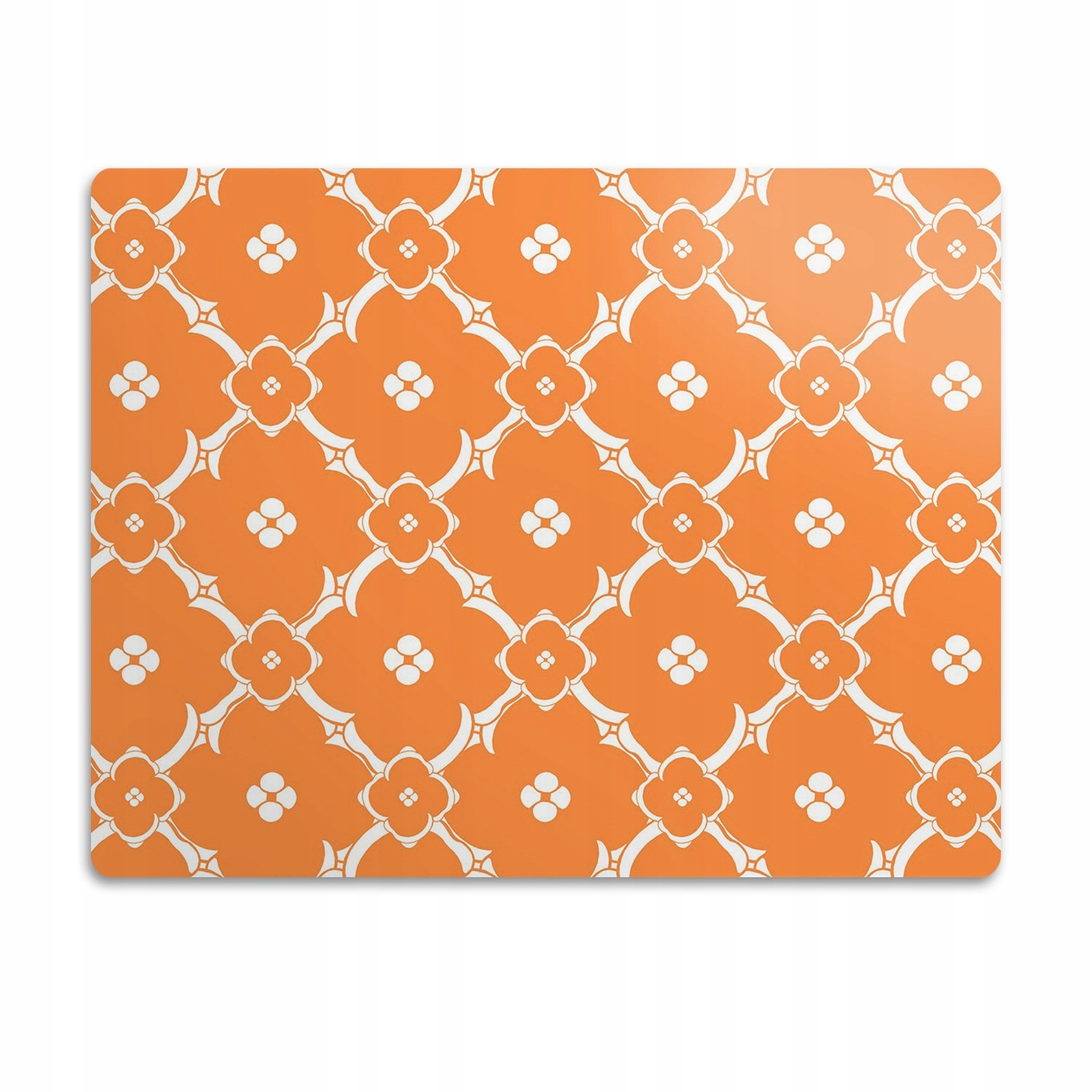 Levně Ochranná podložka pod misku Oranžové květy 90x60