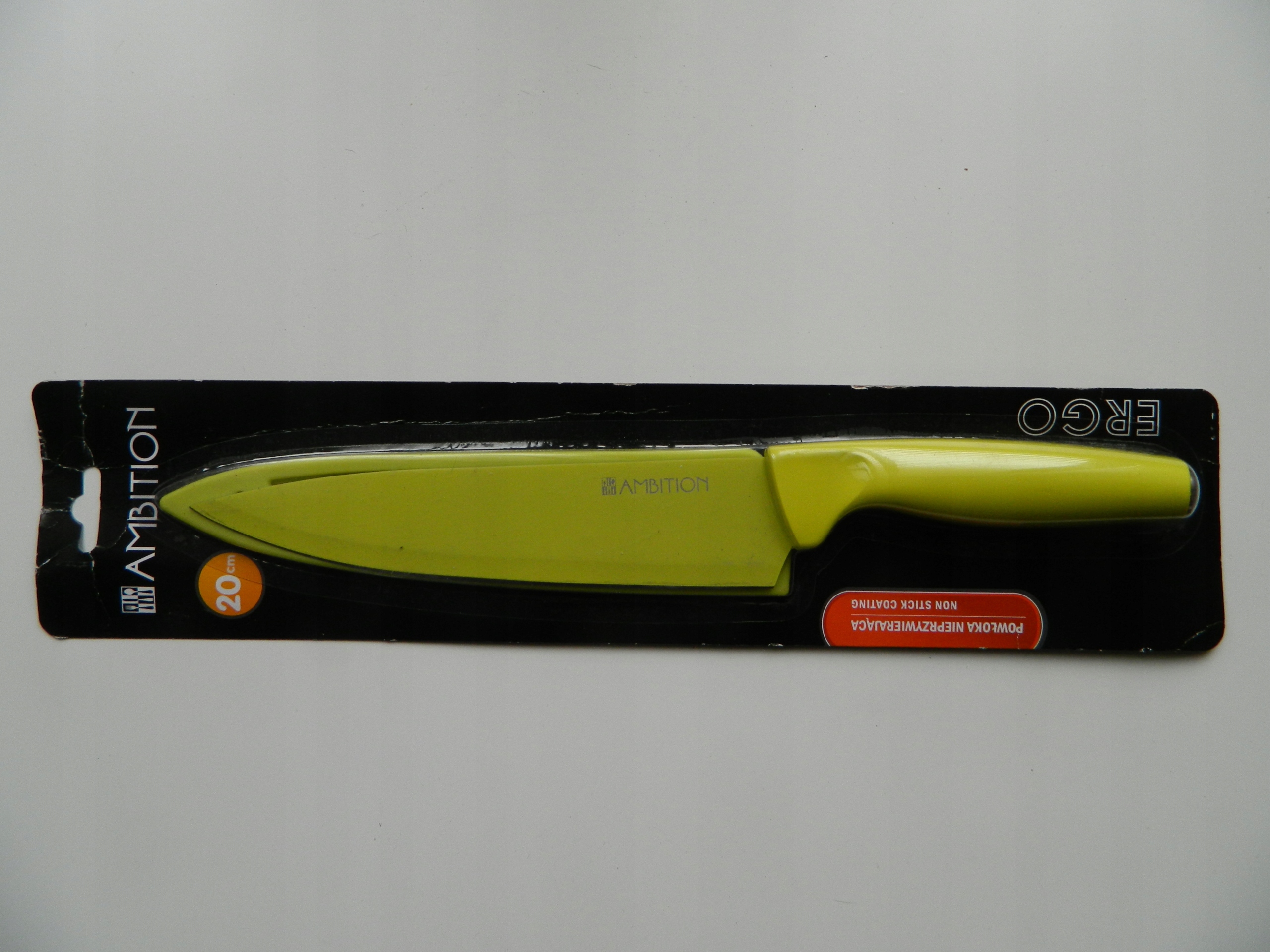 

Nóż szefa Ambition 20cm żółty