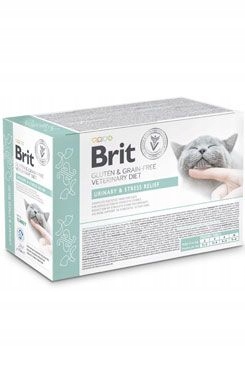 Levně Brit VD Cat Pouch fillets in Gravy Urinary+Stres 12x85g