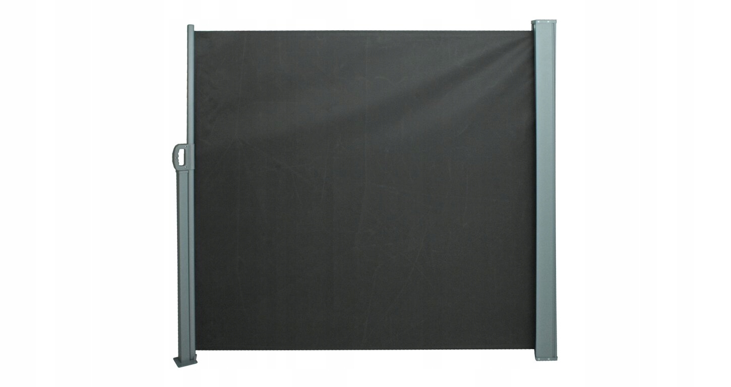 Bočná markíza na terasu 160 x 300 cm čierno-šedá Garden Pleasure