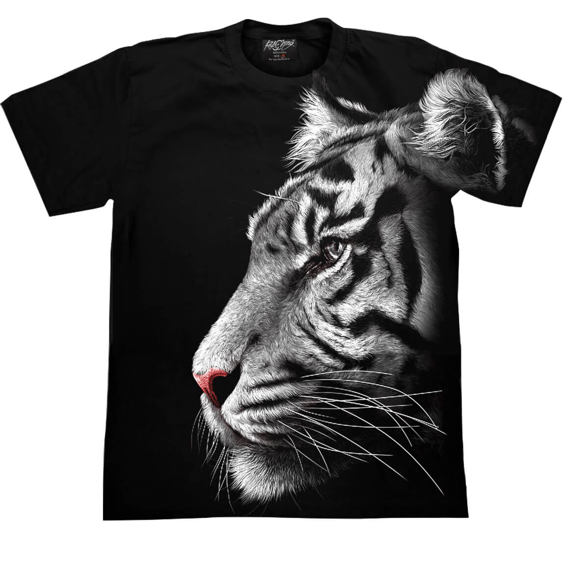 

Koszulka t-shirt Biały Tygrys Rock Chang 3D133 S
