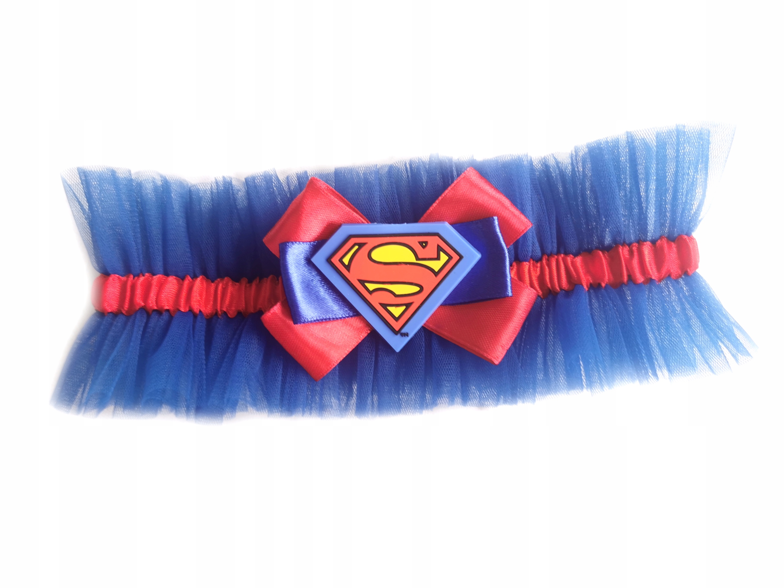 

Podwiązka ślub tiulowa supermen kapitan ameryka