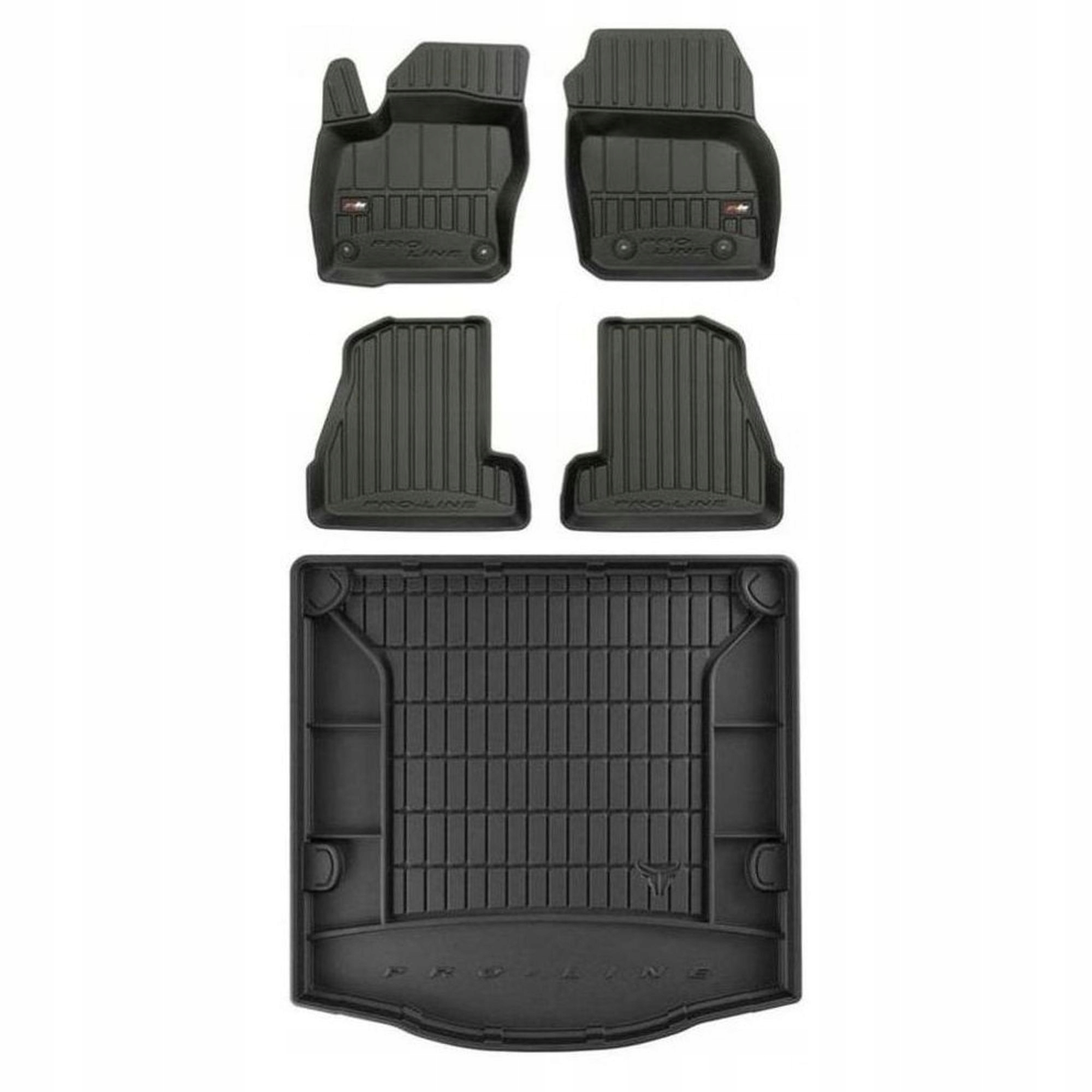 3D gumová sada koberců a rohožek Ford Focus III 2010-2019 Kombi, bez regulace