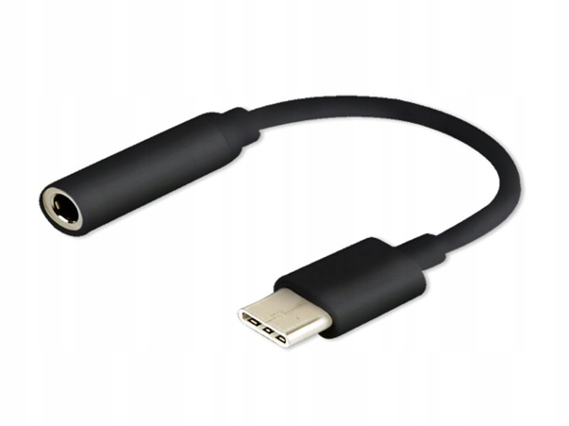

Adapter audio wtyk Usb C - Jack 3,5mm gniazdo
