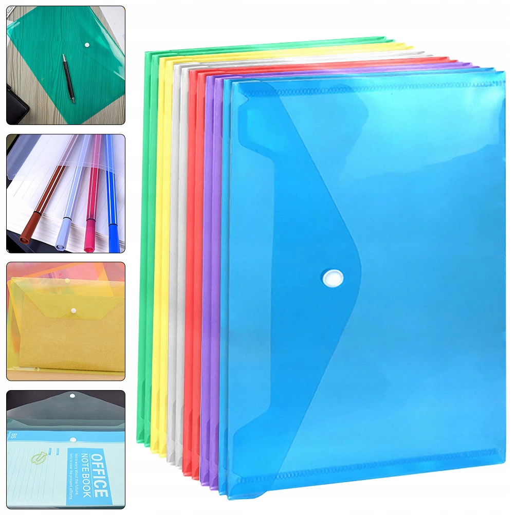 PLASTIKOWA KOPERTA TORBA NA DOKUMENTY UCHWYT NA TECZKI Kod producenta 10418286