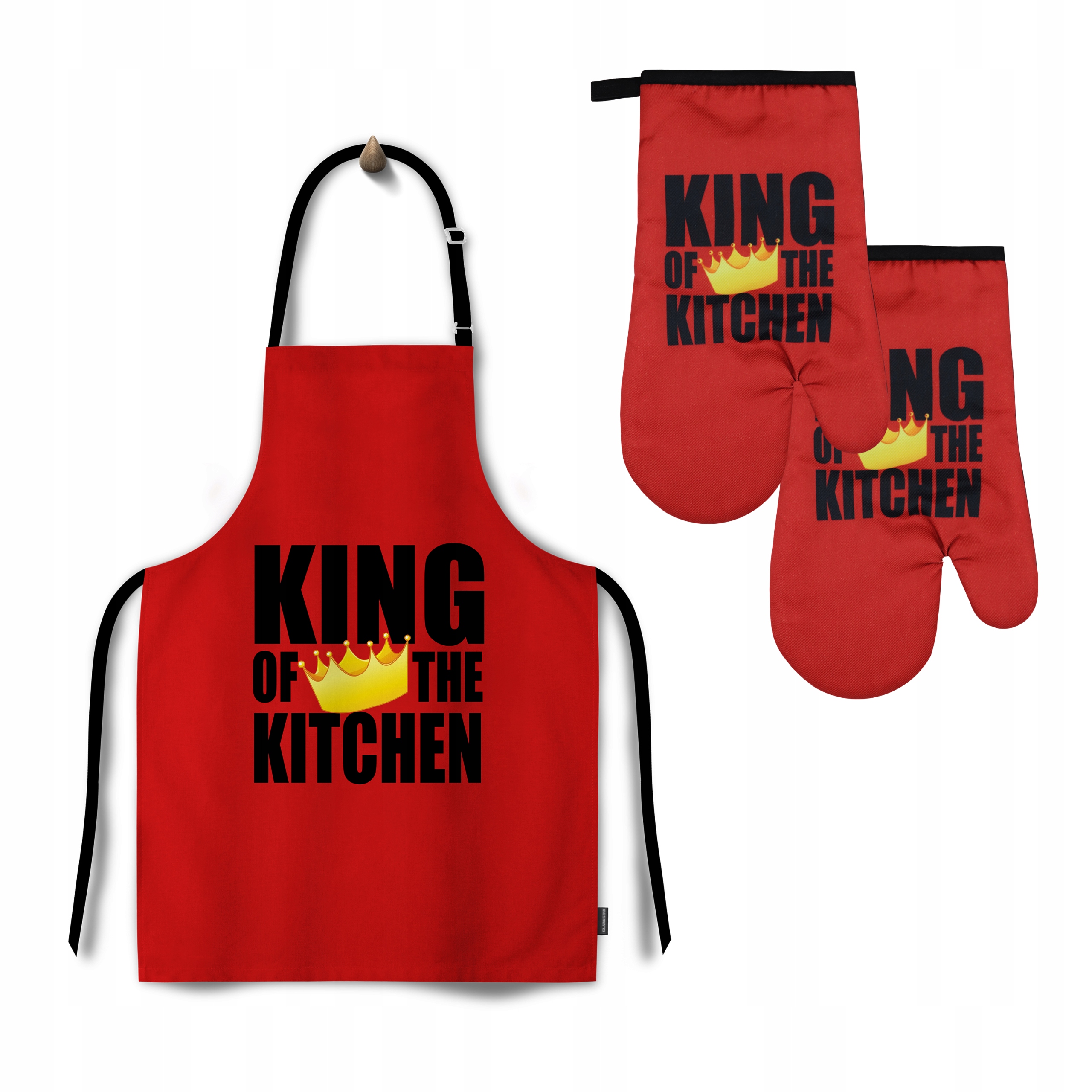 ZESTAW FARTUCH + 2x RĘKAWICA KING OF THE GRILL NA GRIL DO GRILOWANIA Kod producenta KING OF THE GRILL