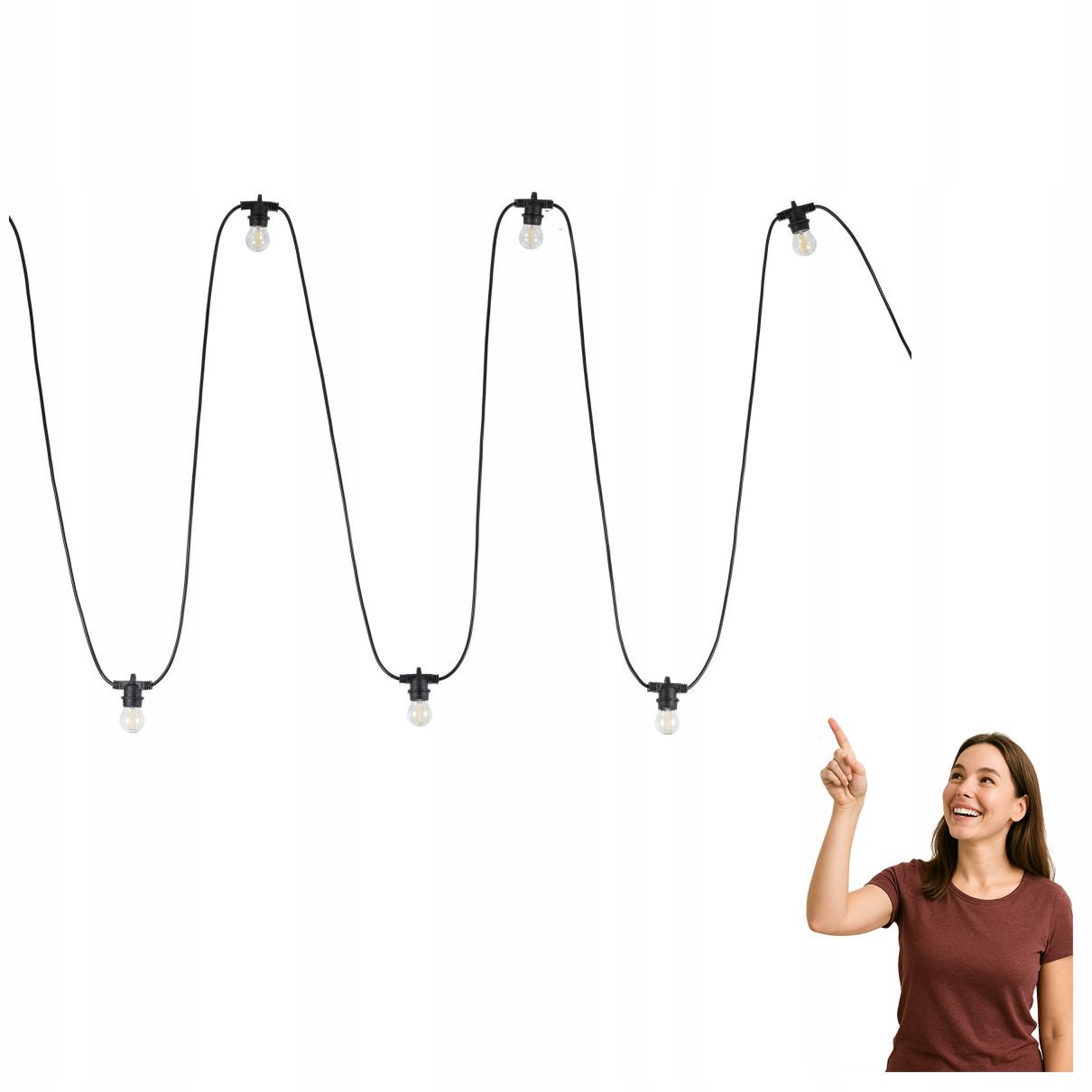 Vonkajšia girlanda IP65 10183 Tk Lighting