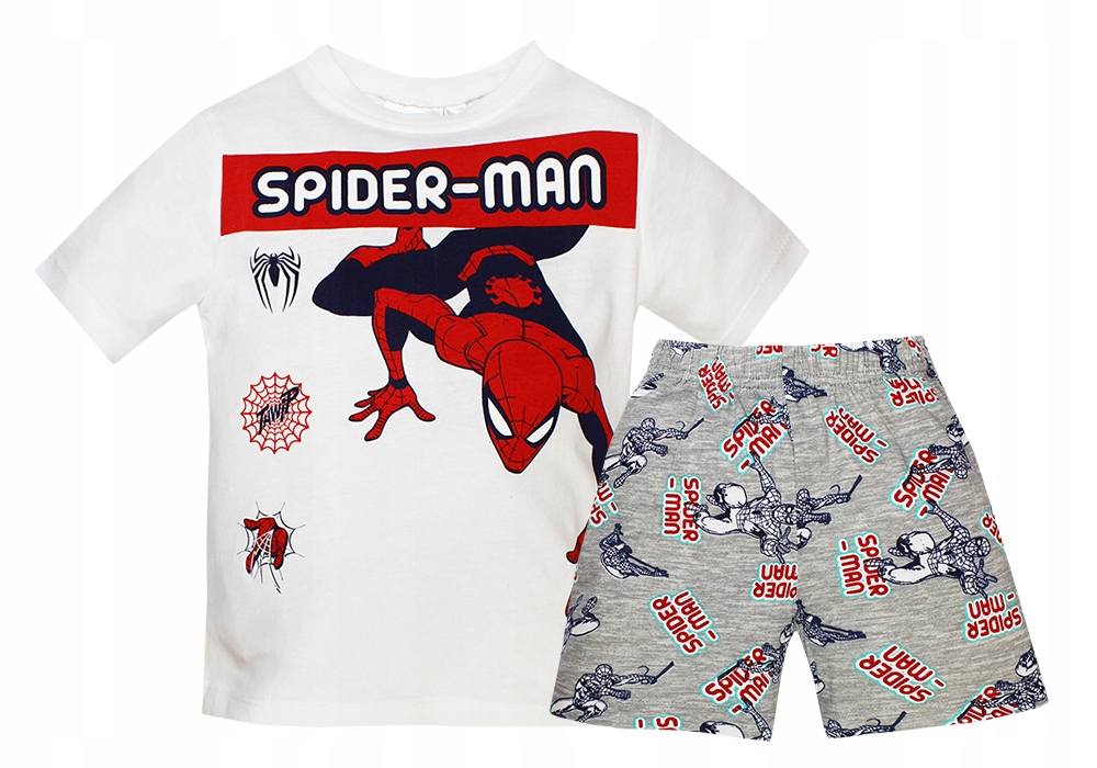 

Spiderman Marvel Piżama Dla Chłopca Spodenki 104