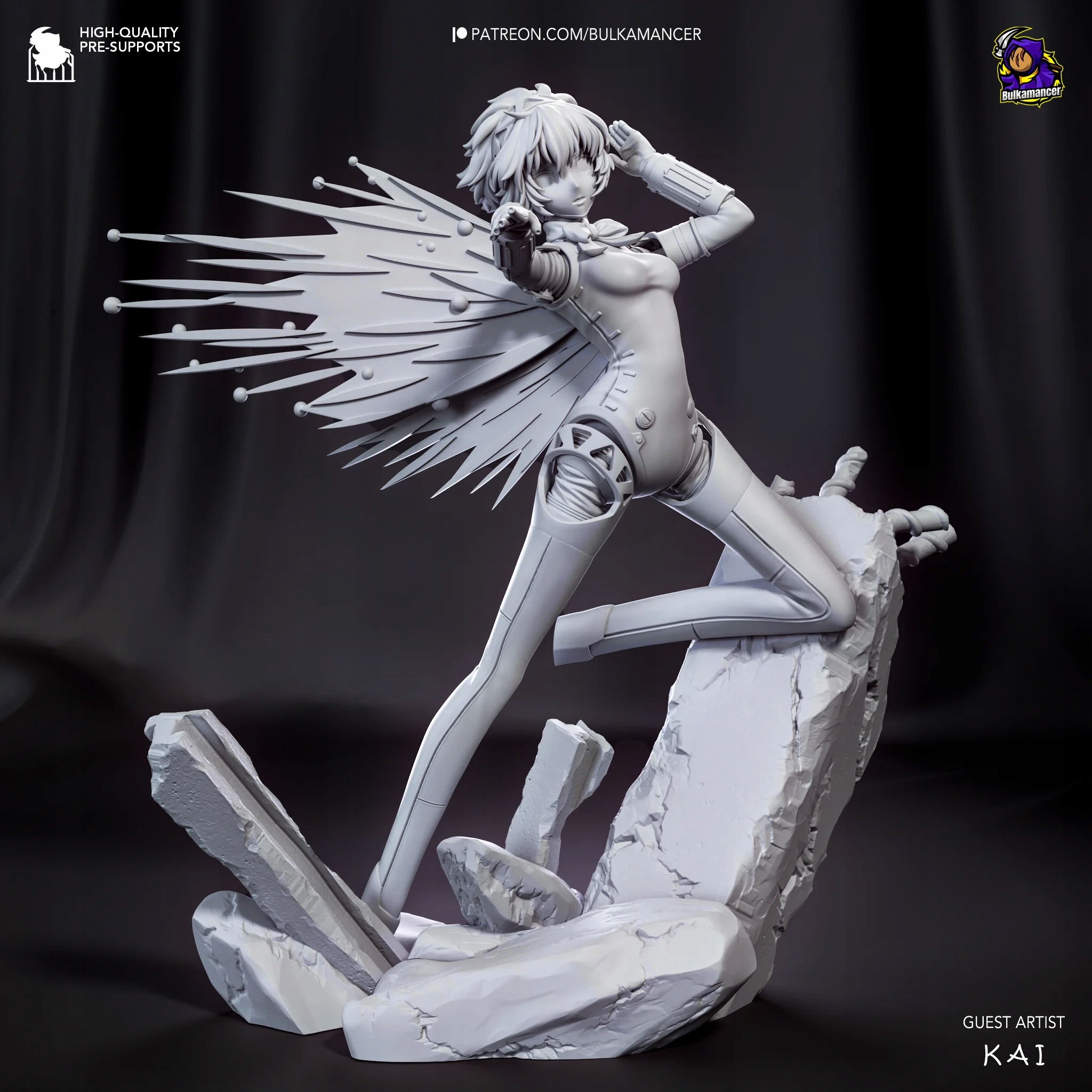 Aigis Persona 3 Reload Figure Bulkamancer Sculpts 3D Printing
