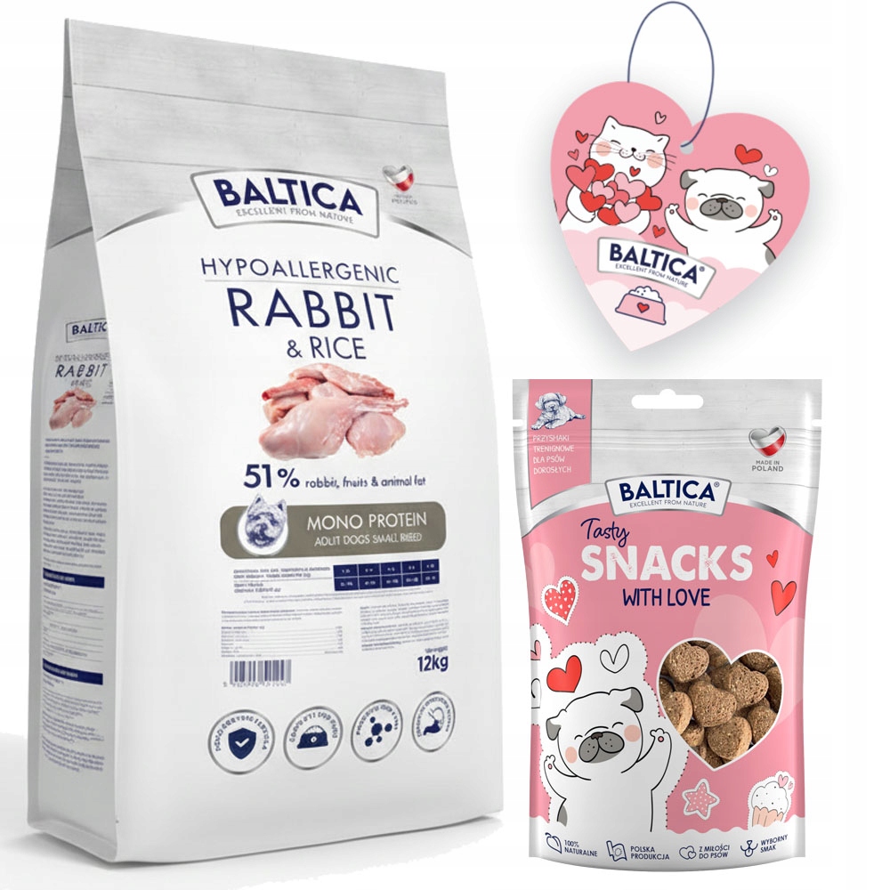 Baltica Adult Rabbit&rice Xs/s Królik 12kg Dorosłe Psy Małe Rasy