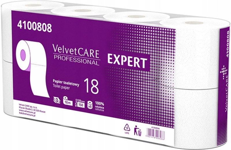 

Papier Toaletowy Velvet Care Expert 3 Warstwy 8SZT