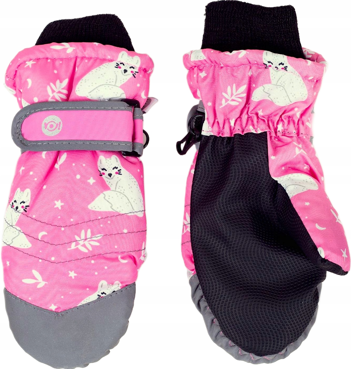 YOCLUB RĘKAWICZKI NARCIARSKIE DZIEWCZĘCE RĘKAWICE ZIMOWE JEDNOPALCZASTE 14