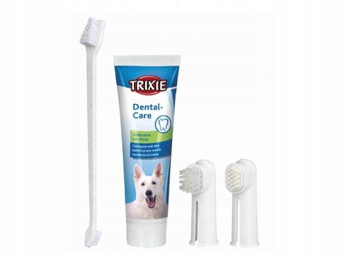 

Trixie Zestaw do czyszczenia zębów pasta szczotki