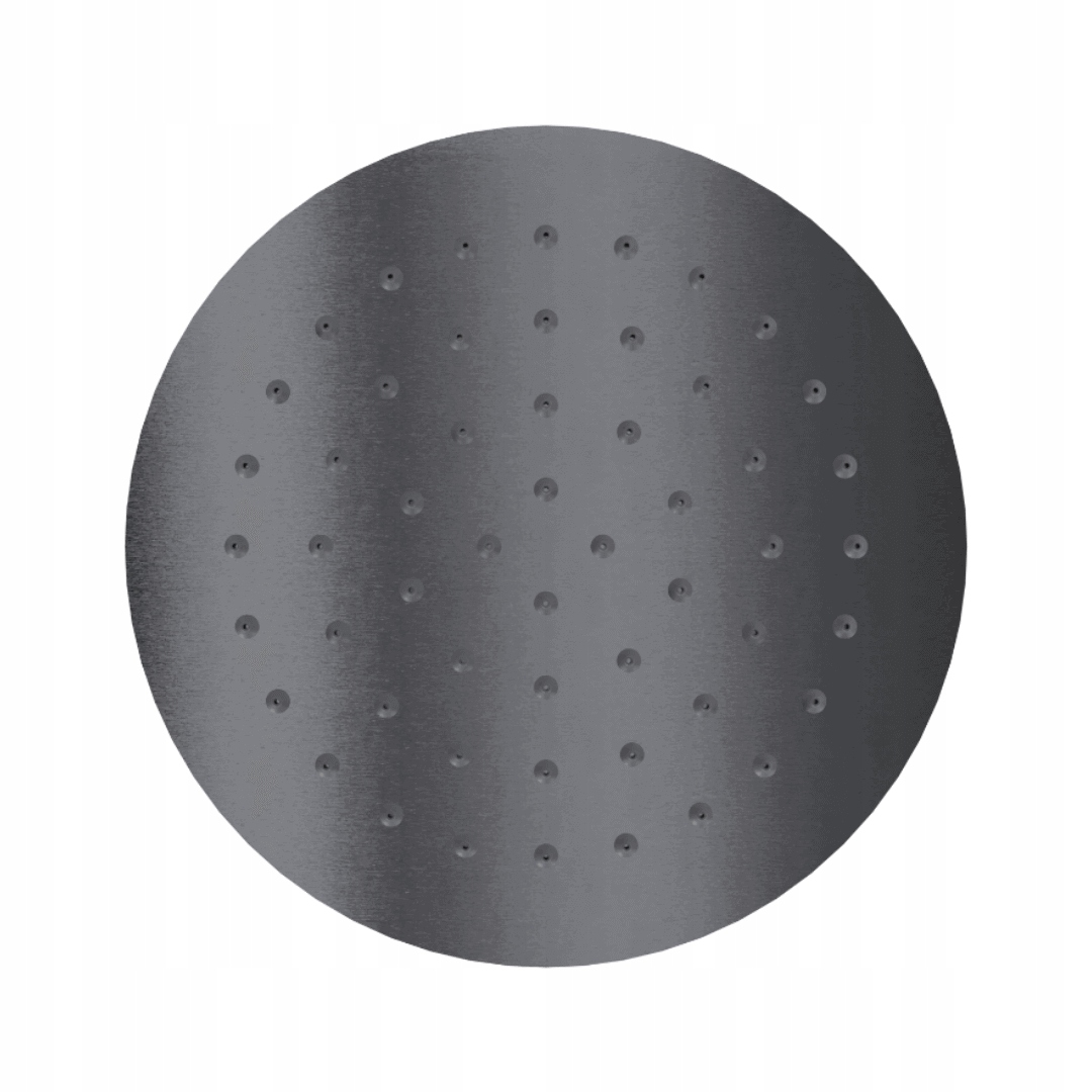 Sprchová hlavice slim 25 cm, grafit, nerezová ocel