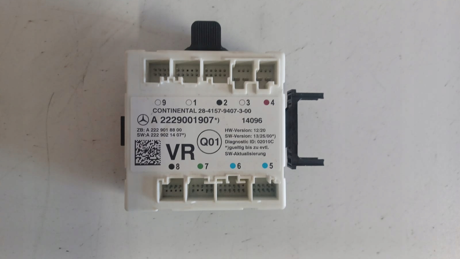 MERCEDES S W222 222 MODUŁ STEROWNIK DRZWI PRAWY PRZÓD A2229001907