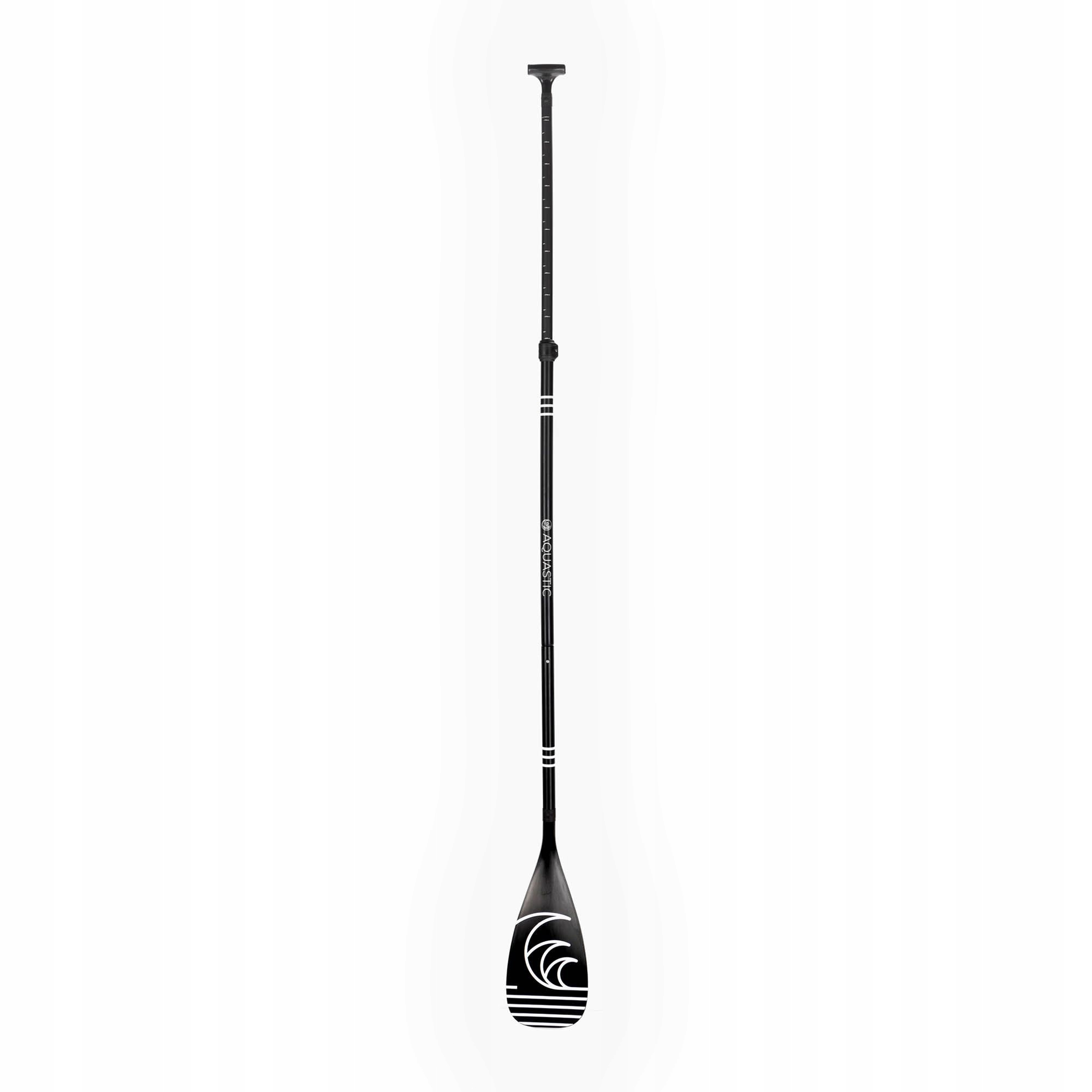 Wiosło Sup 3-częściowe Aquastic 170-220 cm czarne