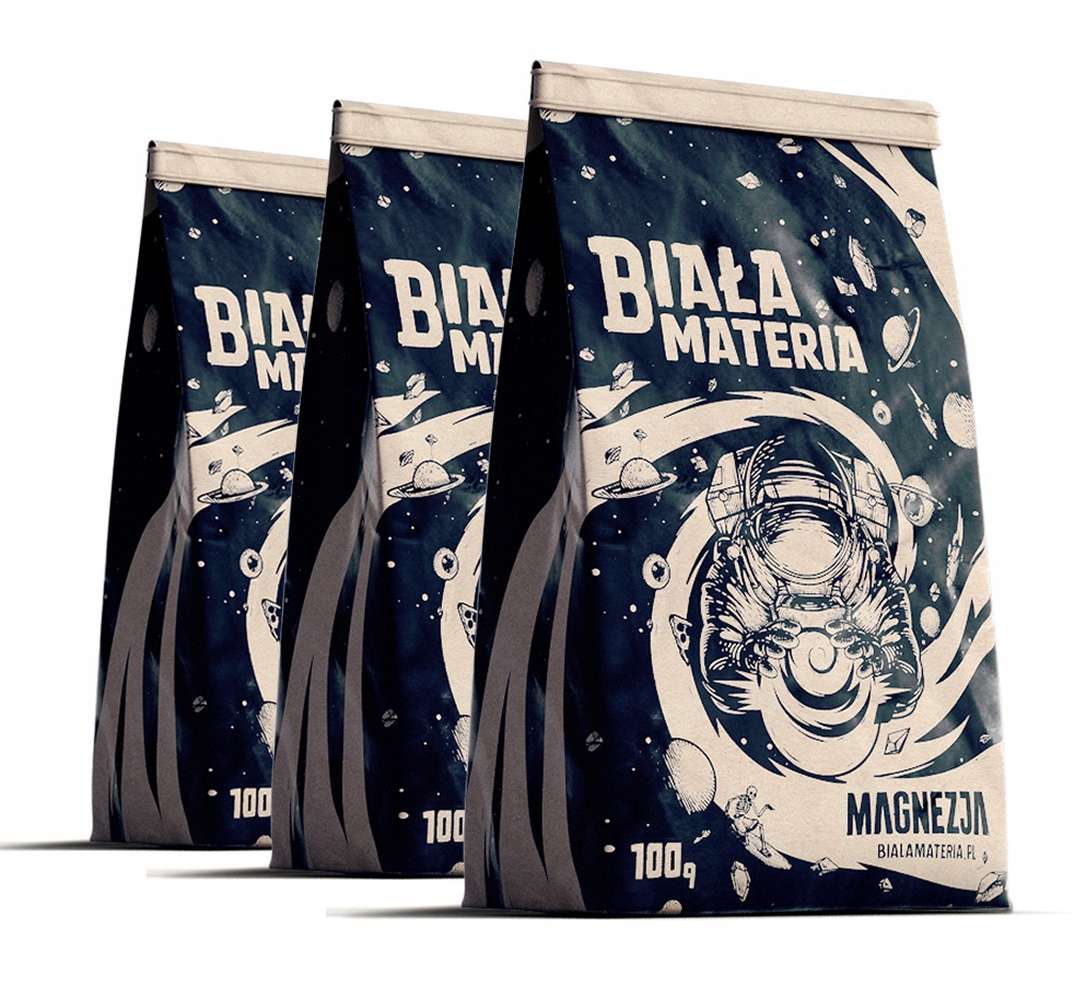 3x Magnezja w proszku | BIAŁA MATERIA | 100G