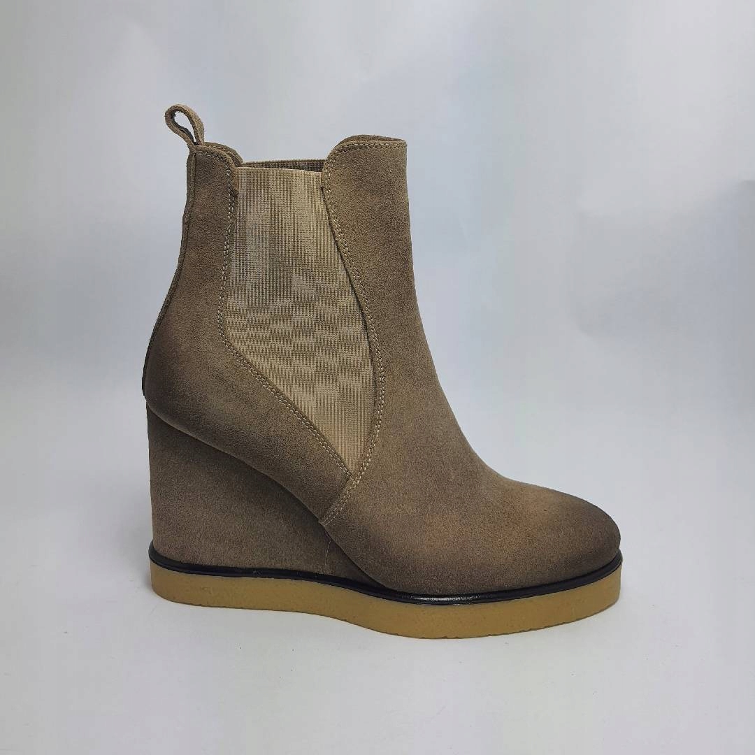 Dámské kotníkové boty Higo 2458 Béžová 37