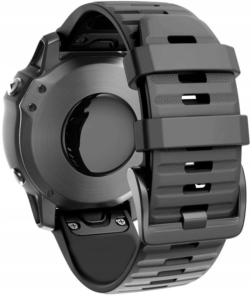 CZARNY Pasek Garmin FENIX 6X PRO QuickFit 26mm Marka Tech-Band