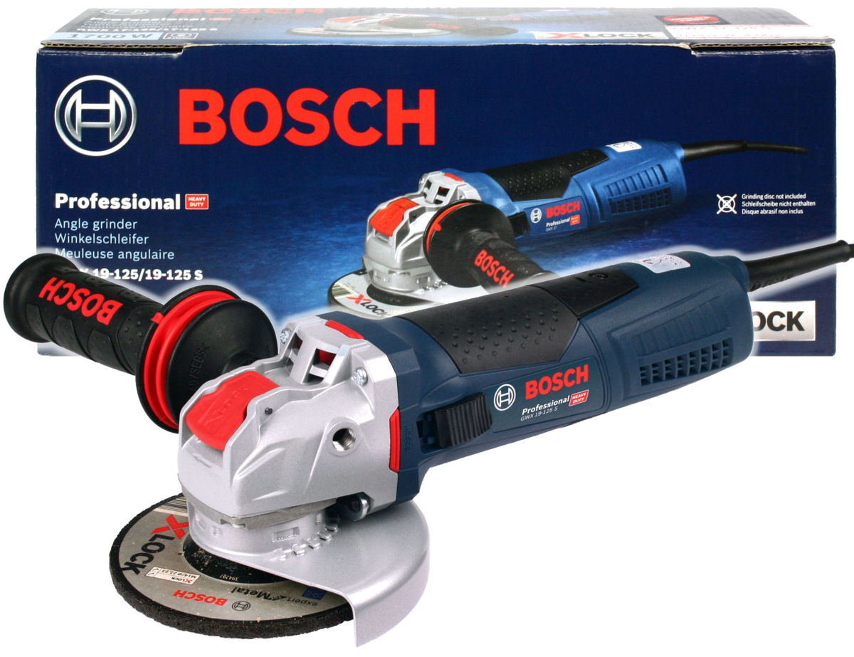 

Szlifierka Kątowa 1900W Gwx 19-125 S Bosch X-lock