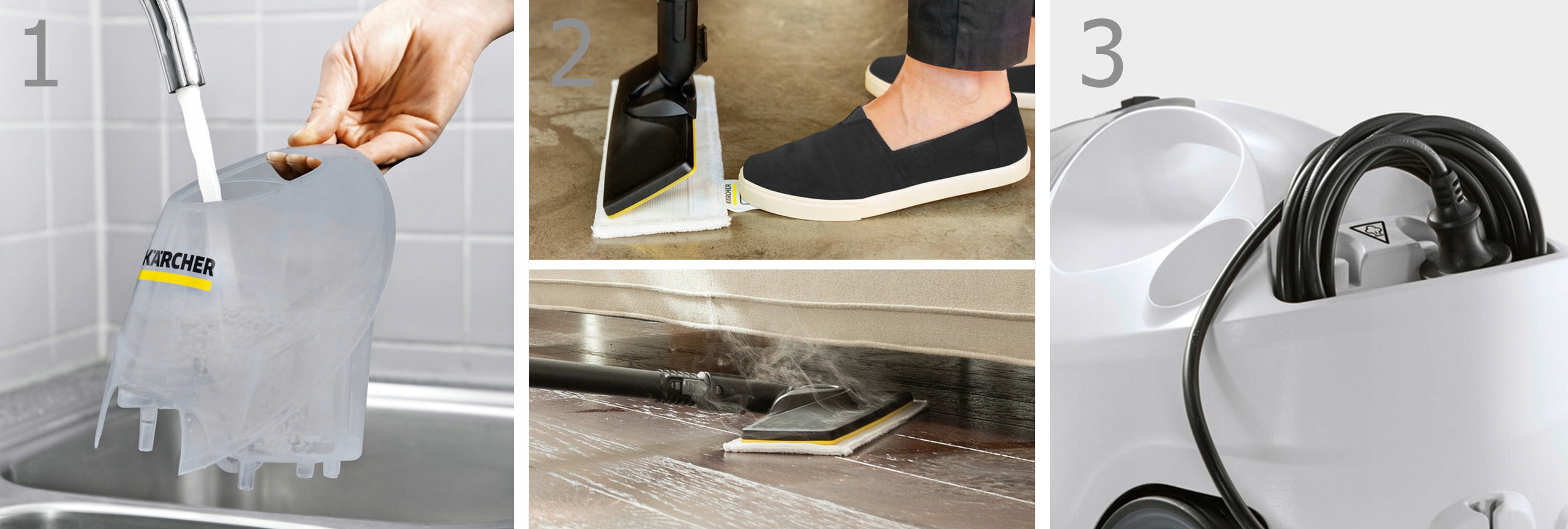 KARCHER SC 4 EASYFIX PAROWNICA MYJKA PAROWA MOP CZYSTE OKNA XXL 3,5 BAR Seria 1.512-630.0