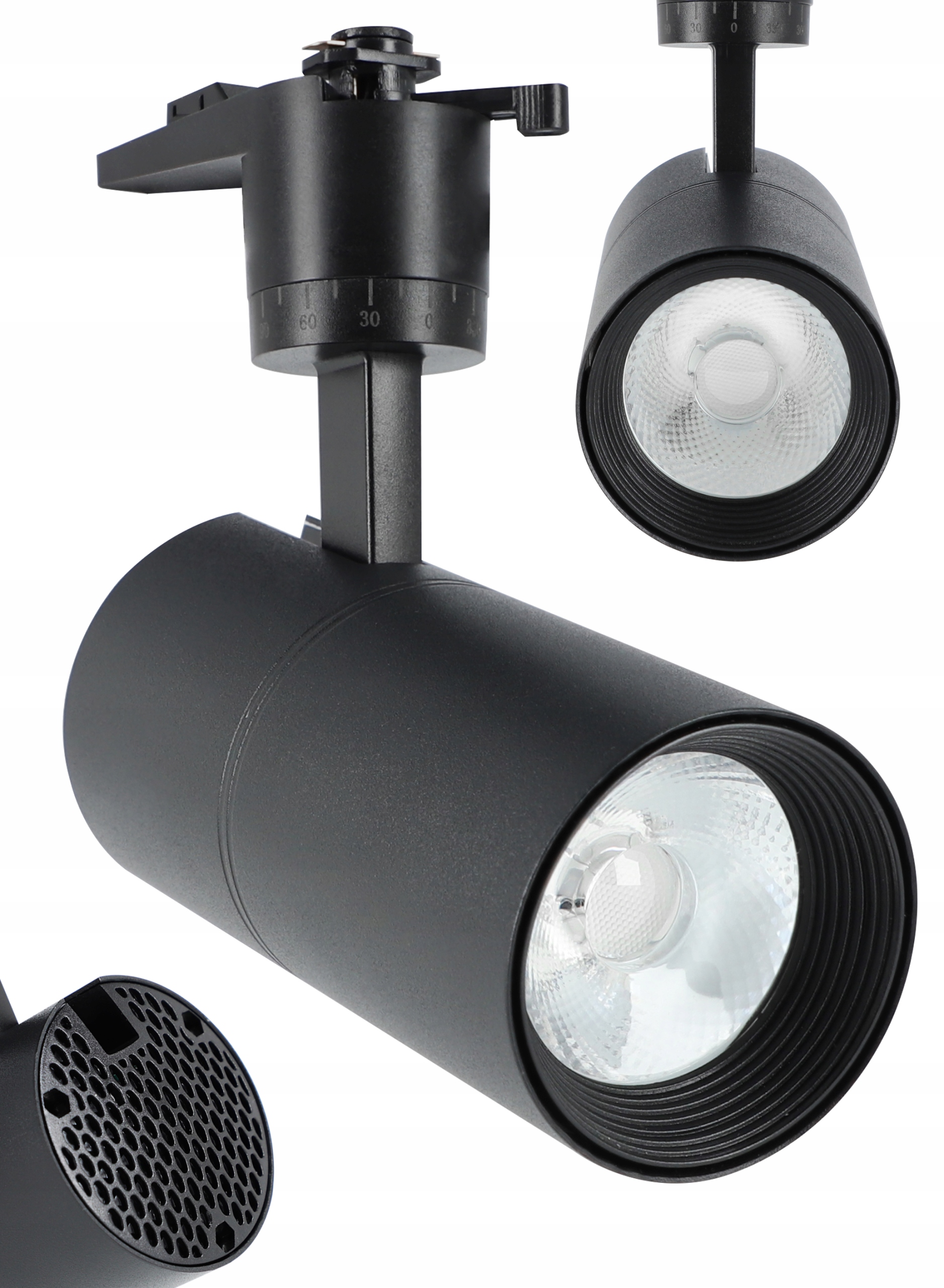 

Reflektor szynowy Led lampa spot 15W 3000K czarna