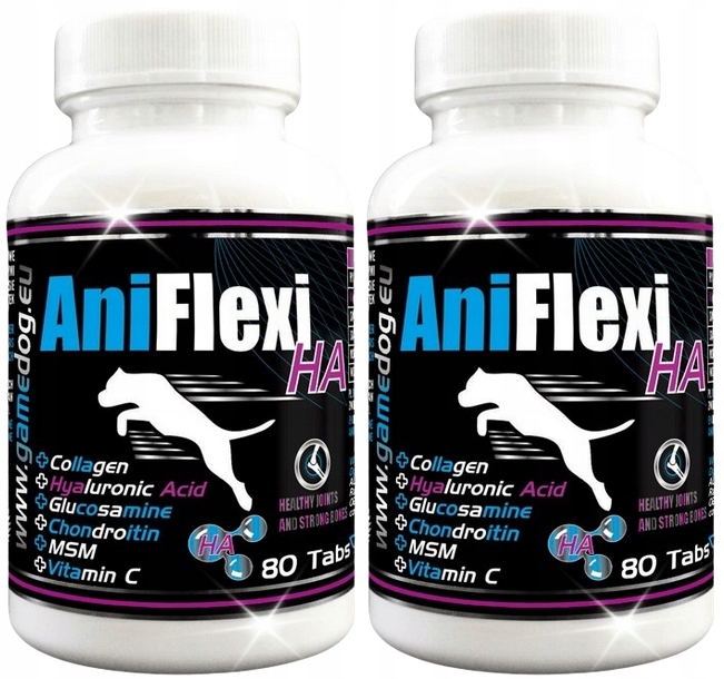Levně Game Dog AniFlexi Ha pro psy podporující při dysplazii kloubů 2x80 tablet