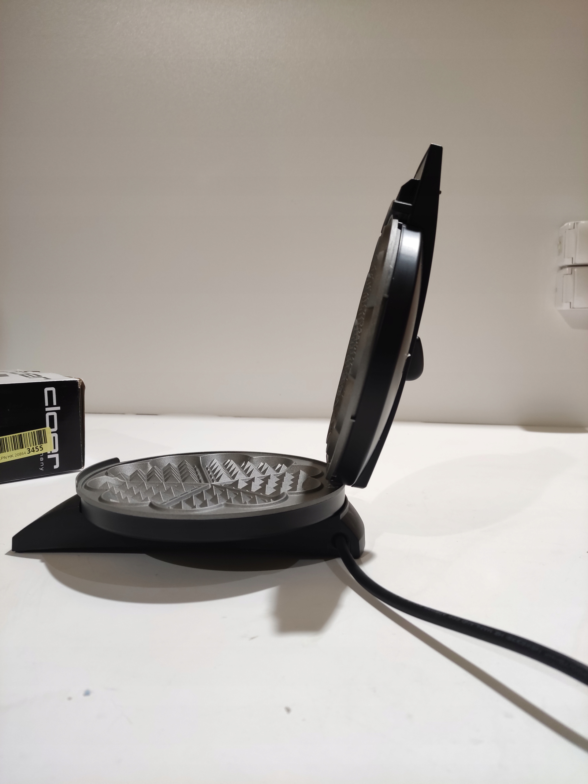 Gofrownica Cloer 1621 930 W czarny Moc 930 W