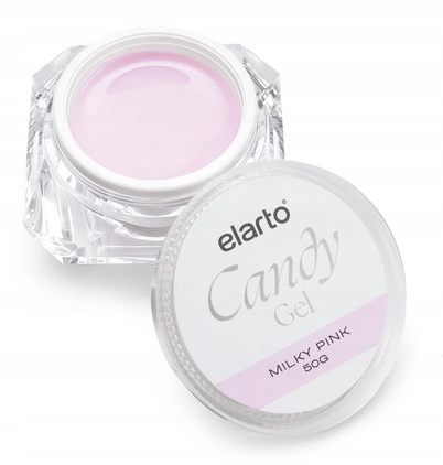 Stavební gel Elarto Růžový Candy Milky Pink 50 g
