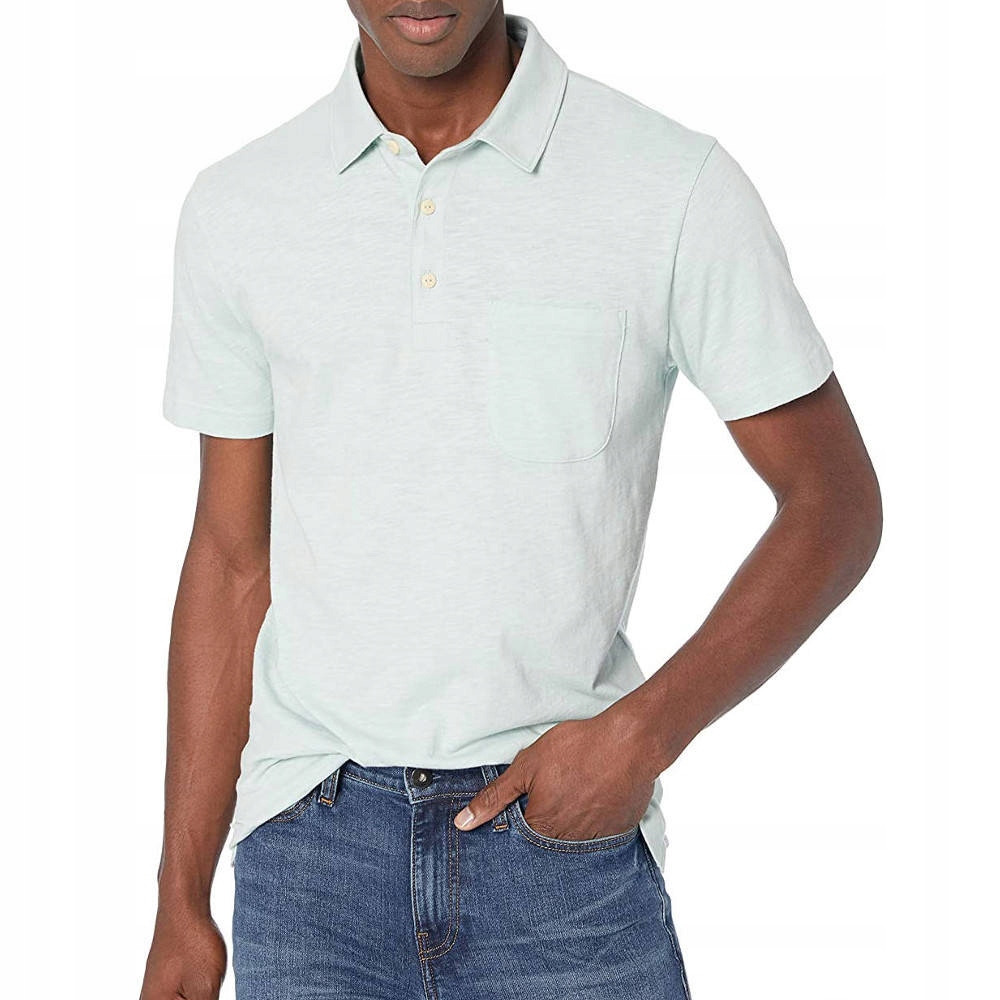

T-shirt Koszulka Z Kieszonką Polo Biała Rozmiar M