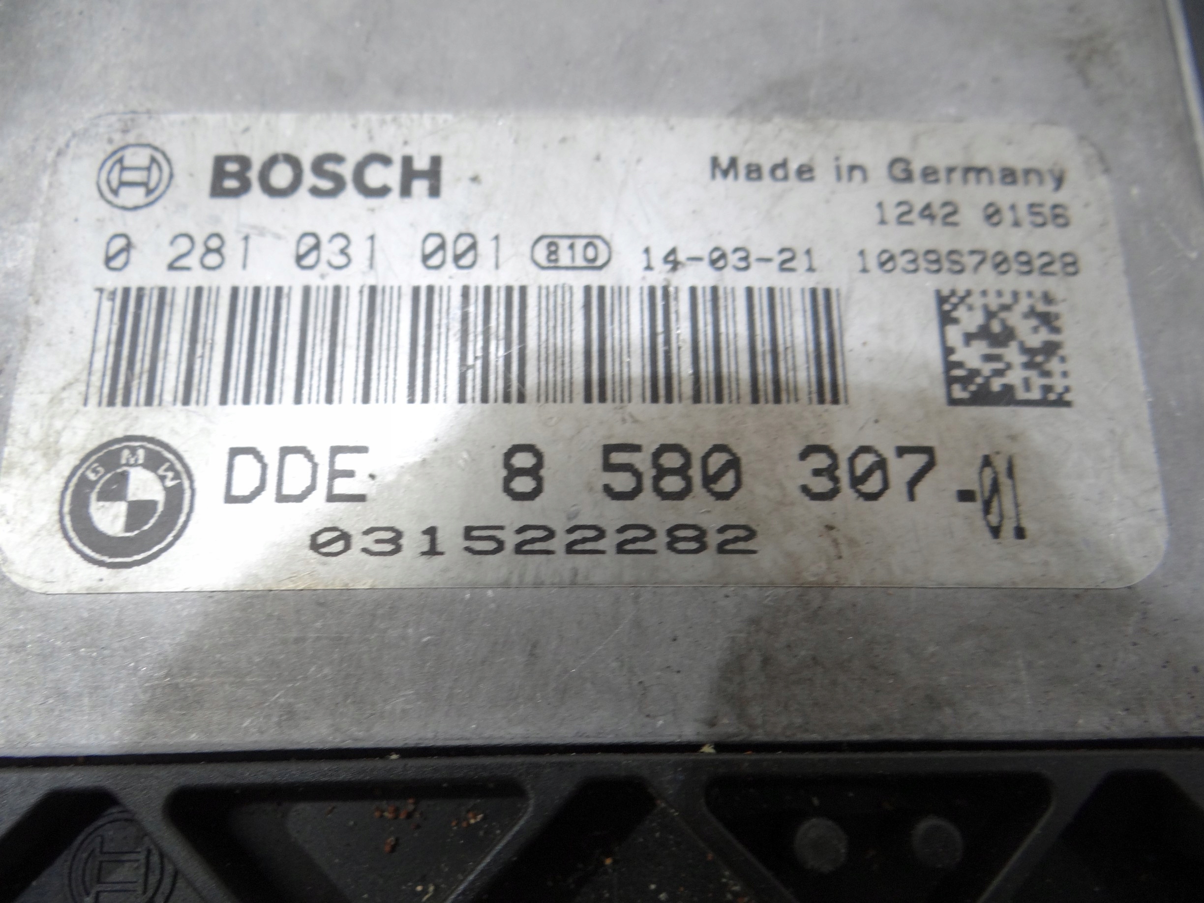 Computer STERONIK DES MOTORS BMW X1 E84 OE 8580307