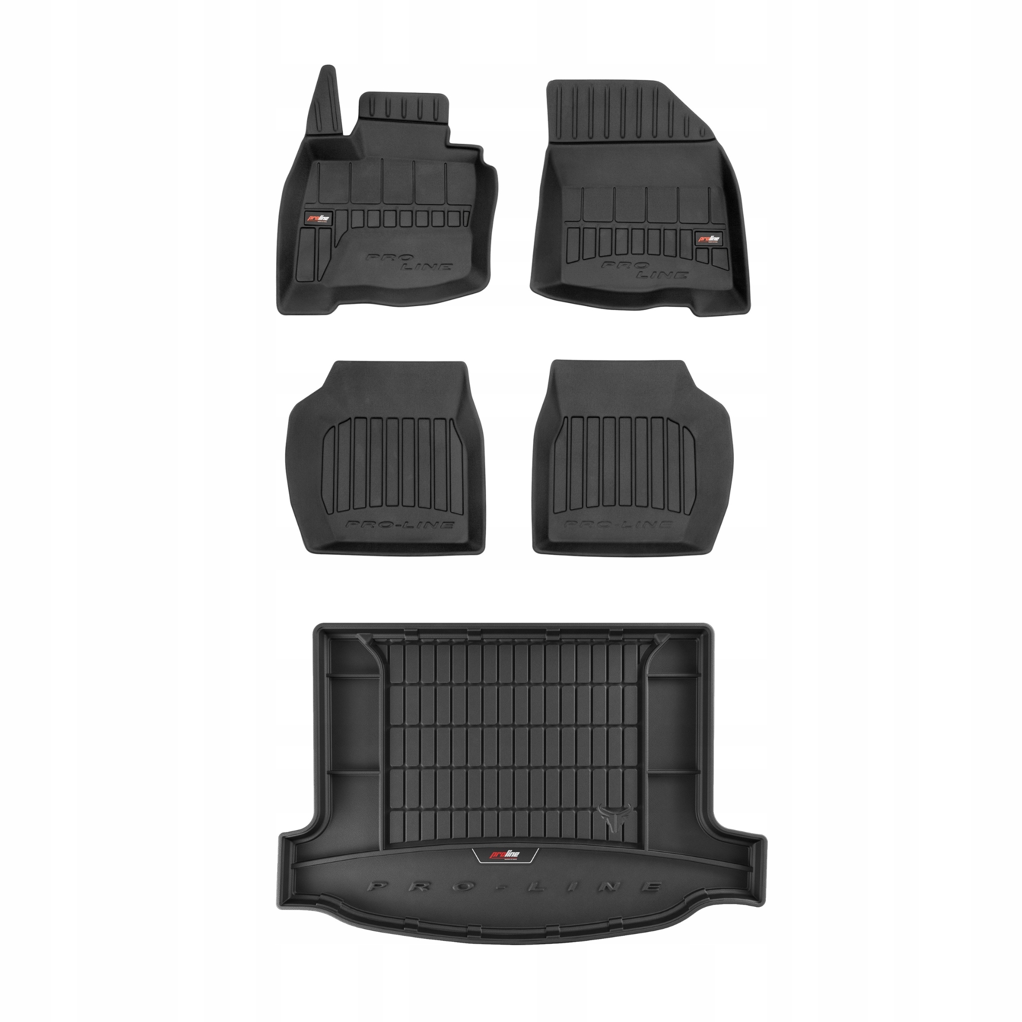 Frogum 3D Sada gumových koberců a rohože s logem pro Honda Civic VIII 06-2011