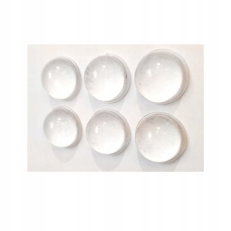 

Silikon, odbojnik półkula 19mm 6 sztuk