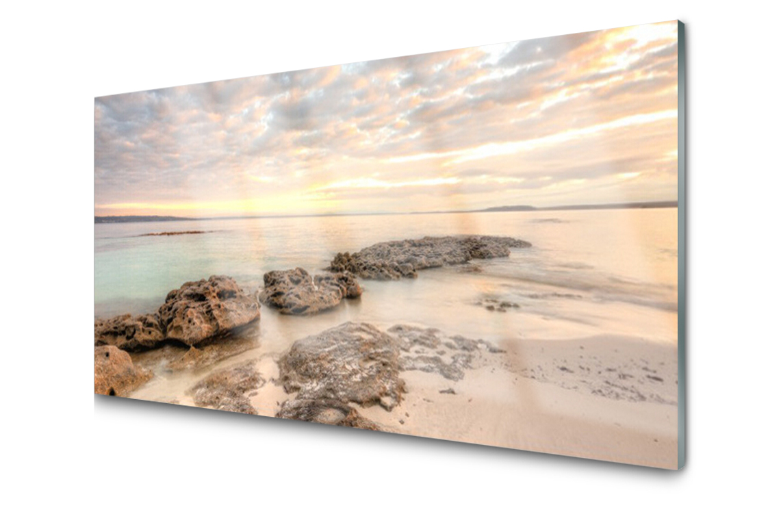 

Panel szklany Płytka Morze Dekor 140x70 + Klej