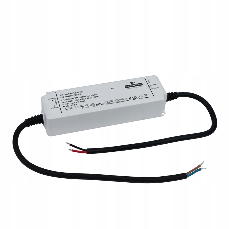 Zasilacz Led IP67 Premium 24V DC 150W o podwyższonej szczelności