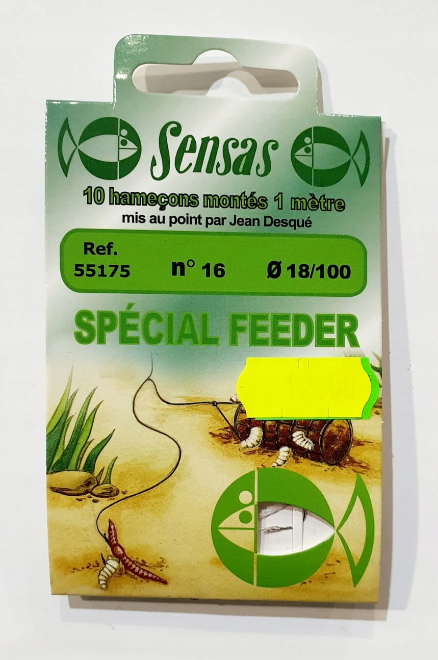 Przypony Sensas Feeder Nr haczyka 16 żyłka 0,18 mm 55175
