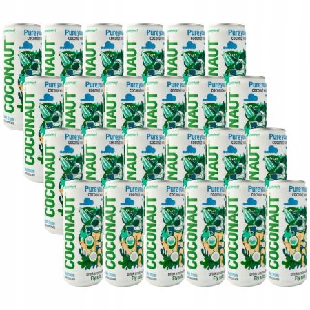 Levně Kokosová voda neperlivá Coconaut Plechovka 320 ml V Sadě Levněji 24 Kusů