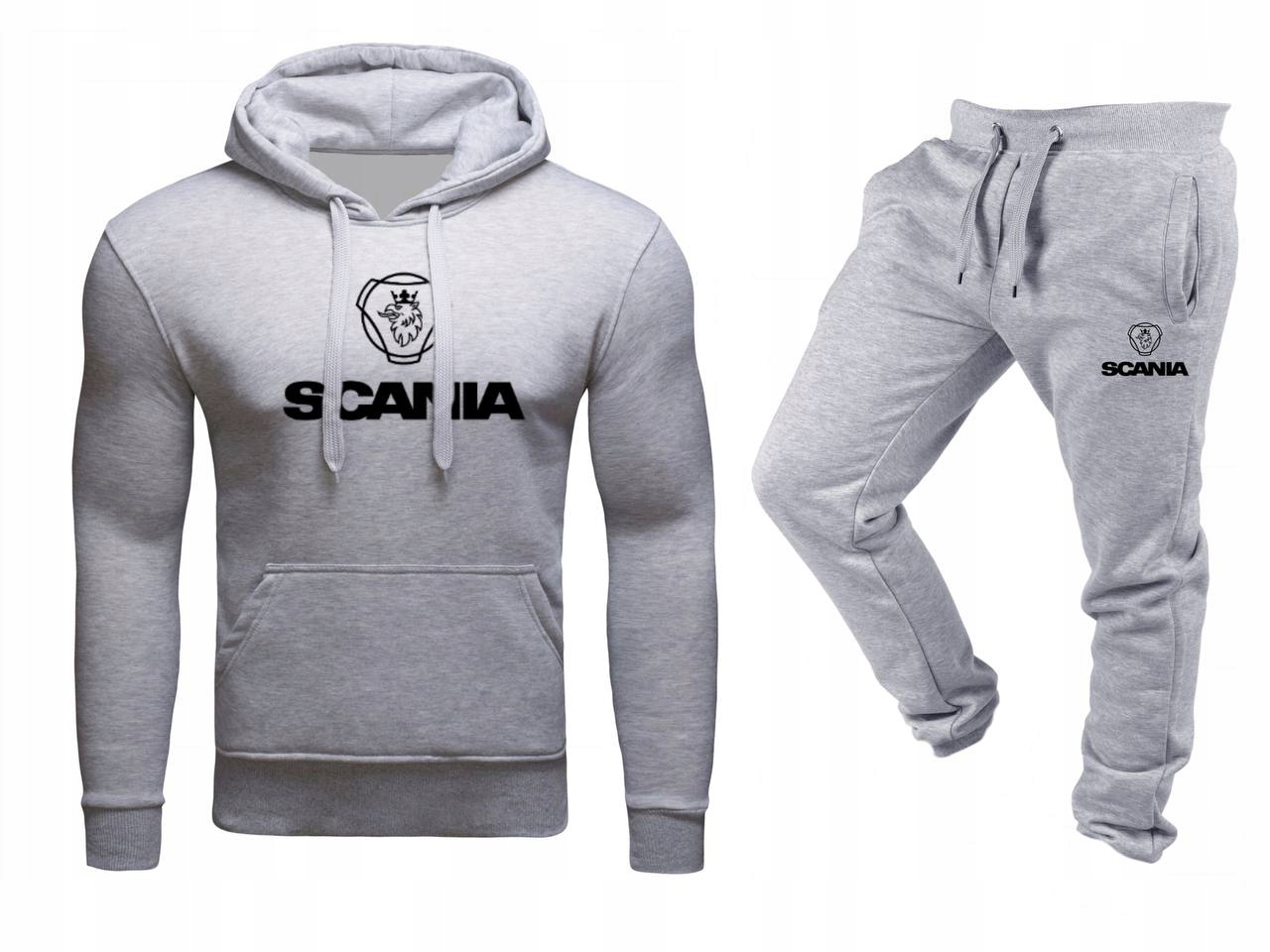 Tepláková Souprava Teplákovka Scania Mikina A Kalhoty Šedá L