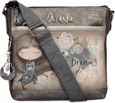 A152 Torebka Anekke listonoszka szeroki pas seria Real z dziewczynką