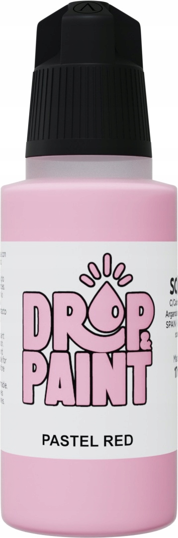 Scale 75: Drop Paint Farbka do aerografu 17 ml Pastel Red