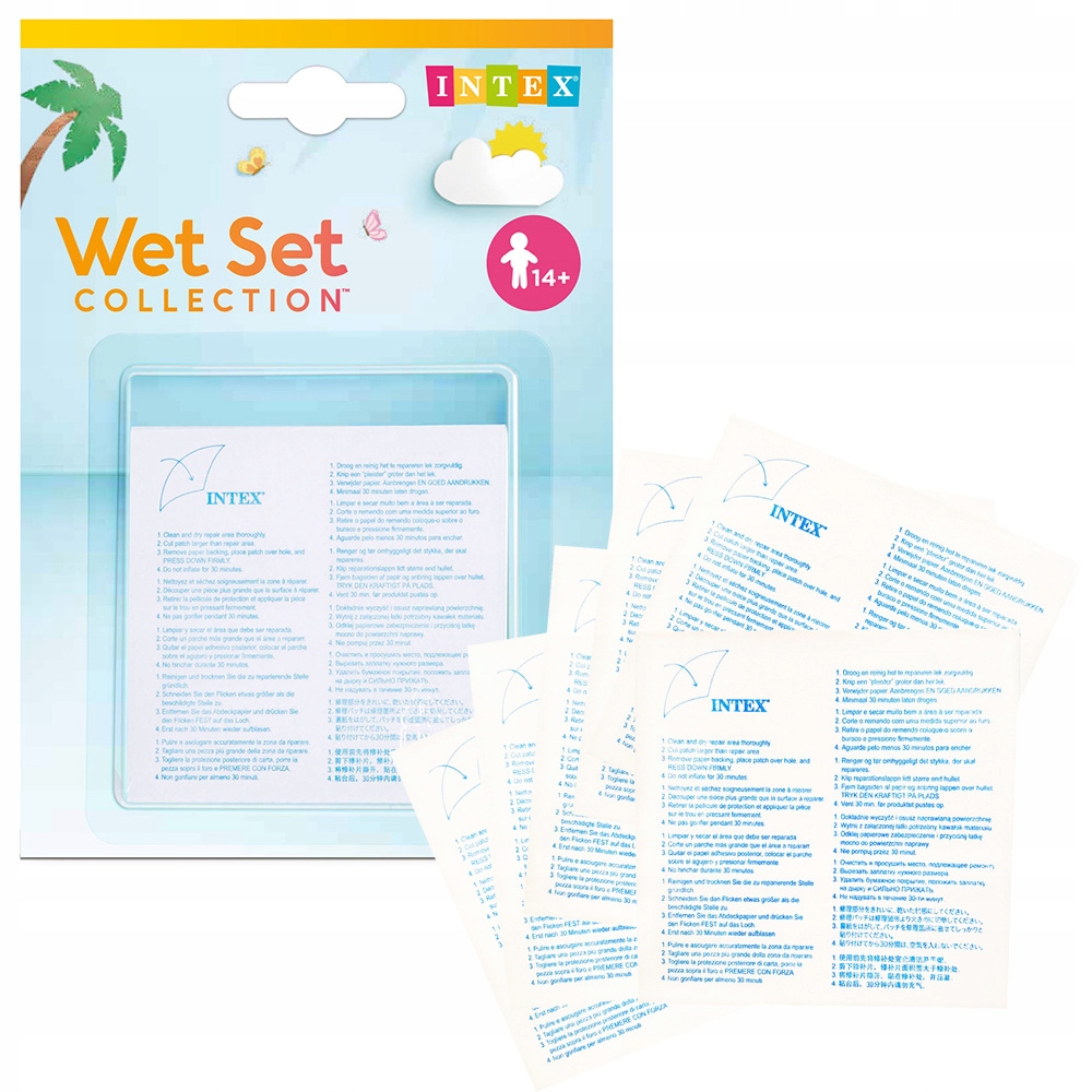 Łatki Naprawcze Zestaw Naprawczy Do Artykułów Dmuchanych Intex 59631 Producent Intex