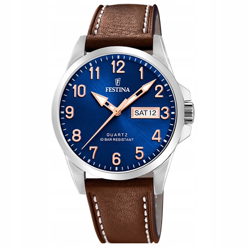 Pánské Hodinky Festina F20358-B, hnědé