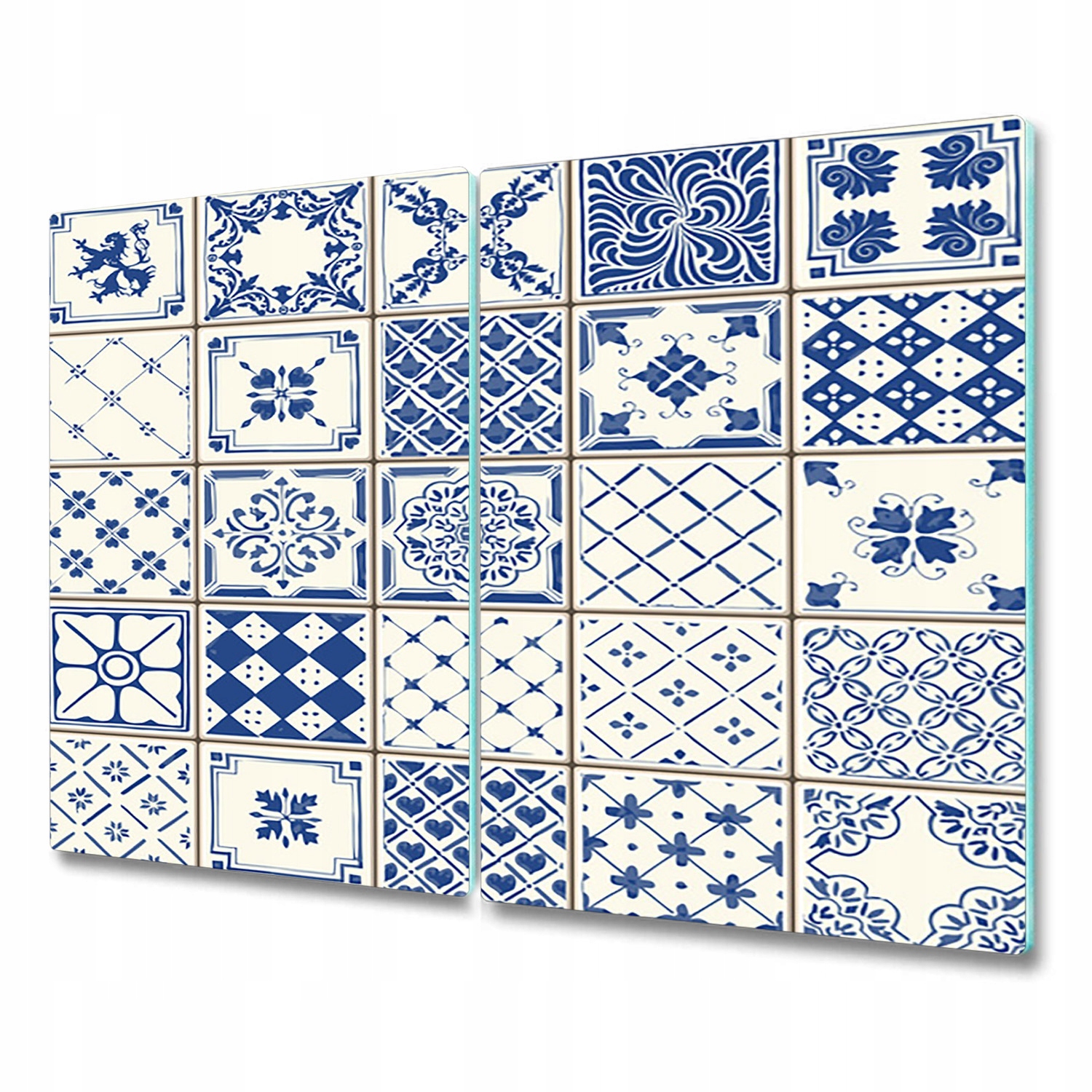 

Szklana deska do krojenia Płytki Azulejos 2x 30x52